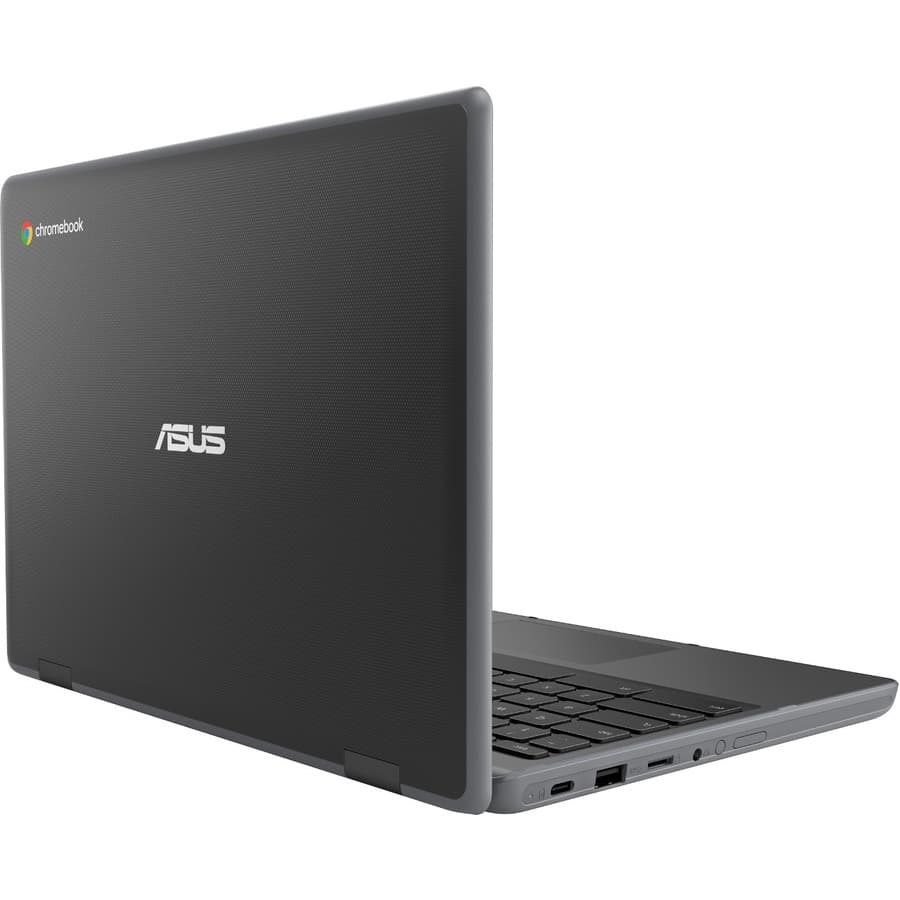 ASUS Chromebook Flip grey convertible laptop with 11.6-inch HD touchscreen