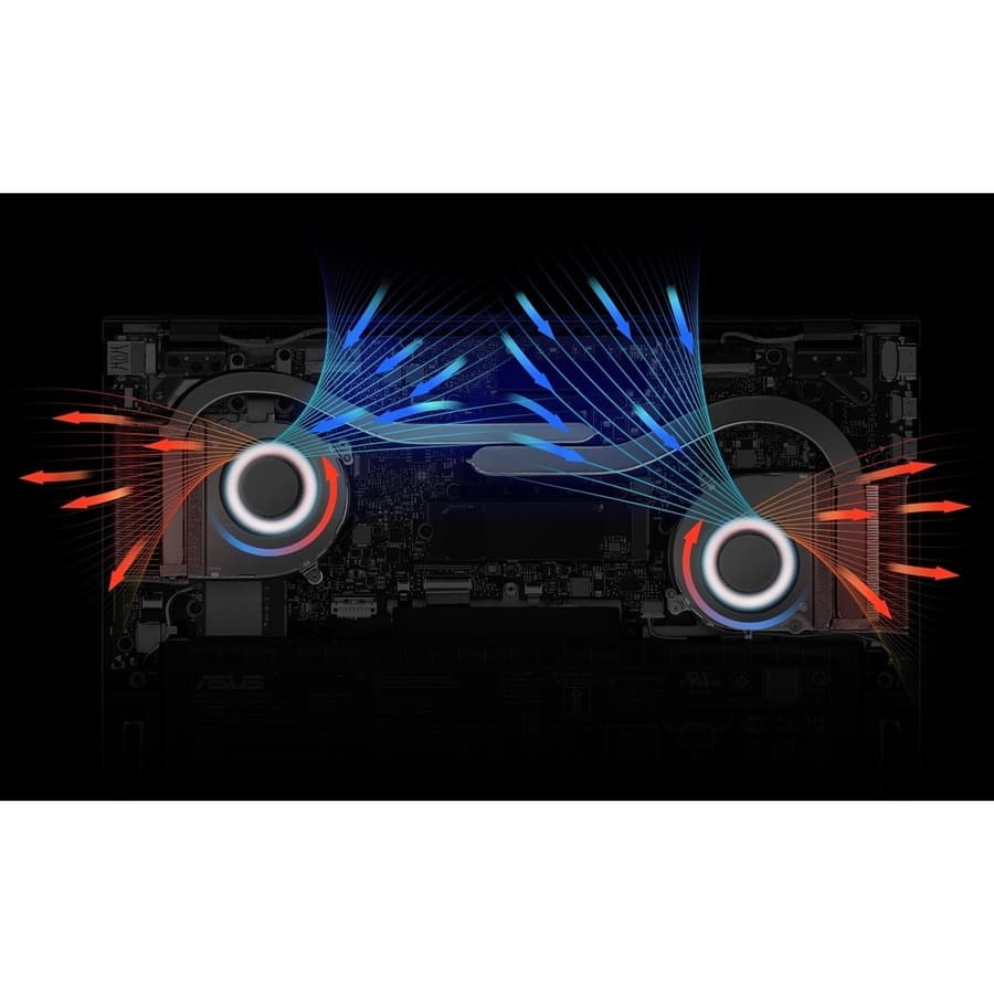 ASUS Zenbook Pro laptop with NVIDIA GeForce RTX 3050 discrete graphics