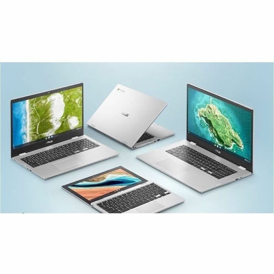 ASUS Chromebook Enterprise Flip CX1400FKA-GE84FT silver convertible laptop with 14-inch Full HD touch display