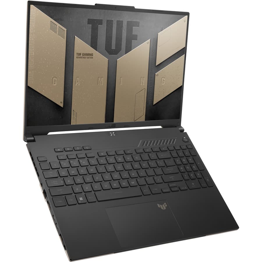 ASUS TUF Gaming 16 laptop with Ryzen 9 7940HS, Radeon RX 7700S, 16 GB RAM, and 1 TB SSD