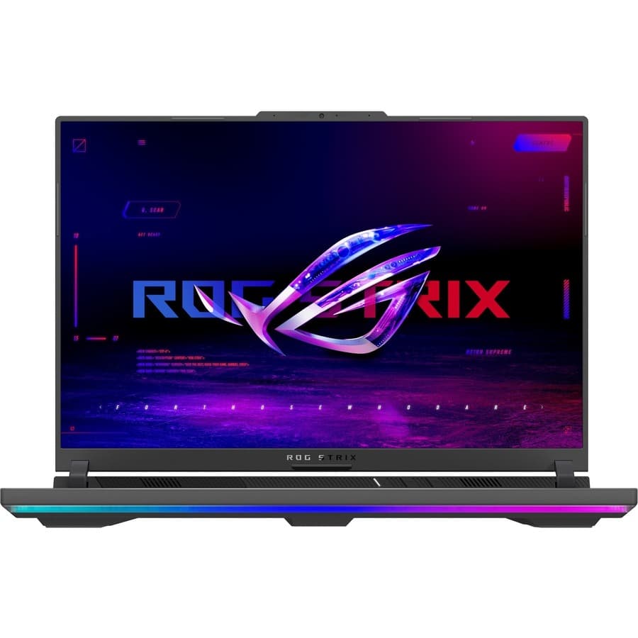 ASUS ROG Strix 16-inch laptop with Core i9-14900HX, 32 GB RAM, RTX 4070, and 1 TB storage