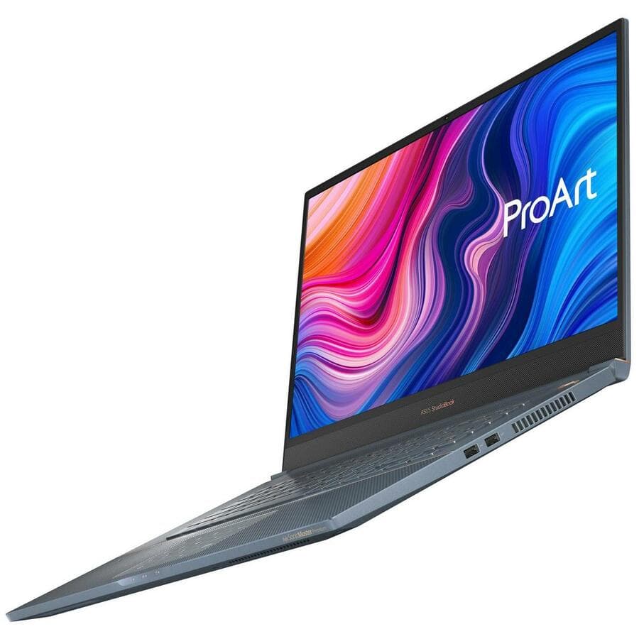 17.0-inch ASUS display configuration in turquoise gray with WUXGA 1920 x 1200 resolution, 16:10 aspect ratio, and anti-glare finish