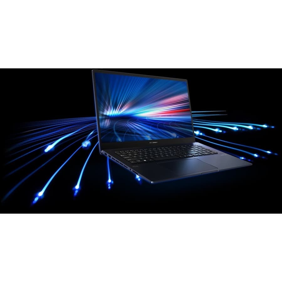 ASUS Zenbook Pro 17 UM6702RA-DB71 notebook with 17.3-inch display and Pantone branding