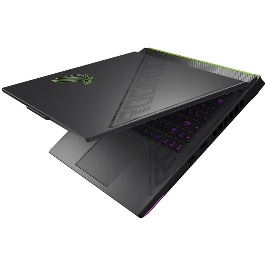 ASUS ROG Strix gaming laptop with Intel Raptor Lake Core i9, NVIDIA RTX 16 graphics, and Windows 11 Pro