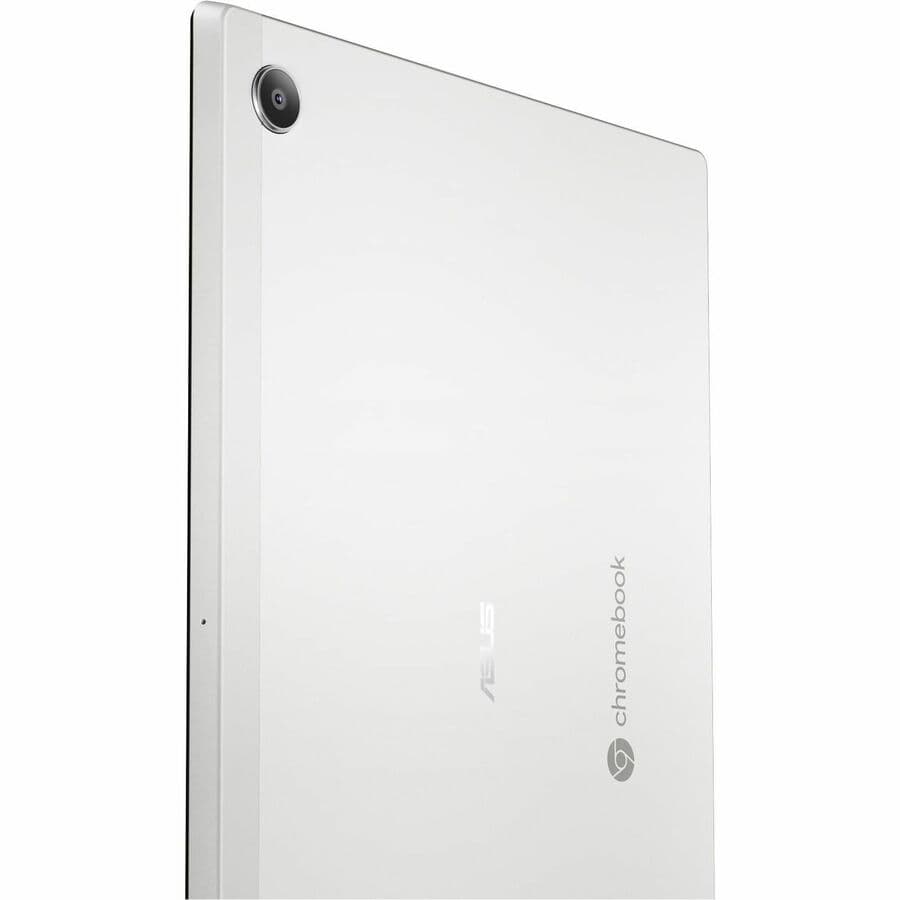 ASUS Chromebook Detachable in silver with 10.5-inch touchscreen and detachable keyboard