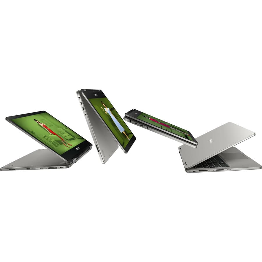 ASUS VivoBook Flip TP401MA-YS02 14-inch convertible touchscreen laptop in tablet mode