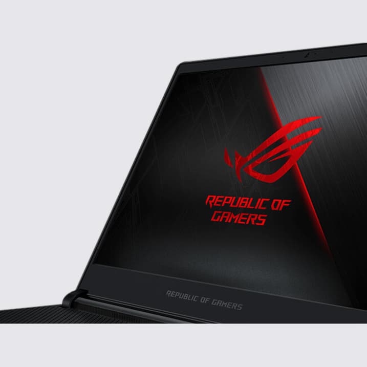 ASUS ROG Zephyrus GX531GX-XS74 metallic black gaming laptop with 15.6-inch Full HD 144 Hz display