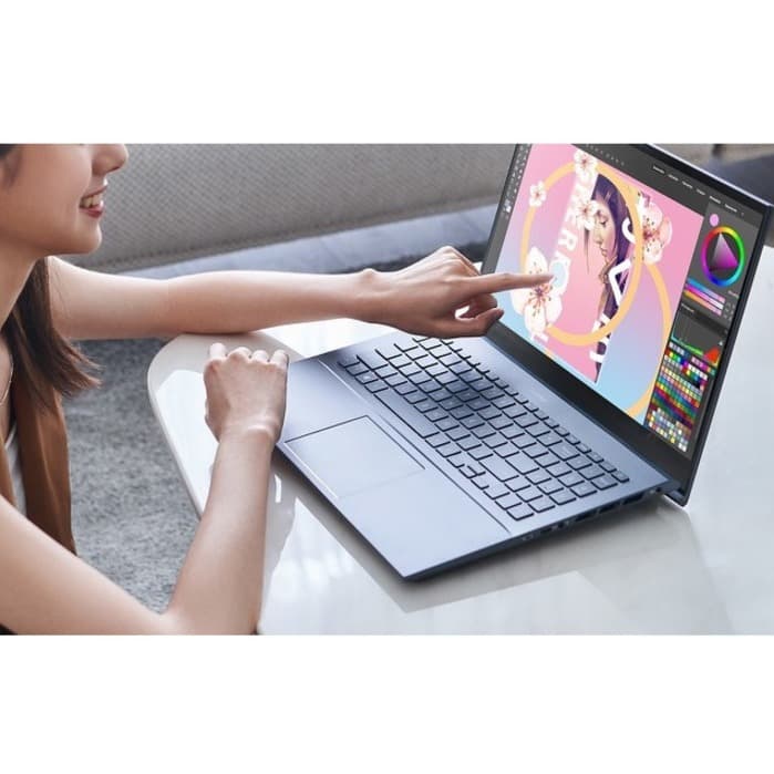 ASUS Zenbook Pro 15.6-inch laptop with Ryzen 7 5800H processor and premium OLED display