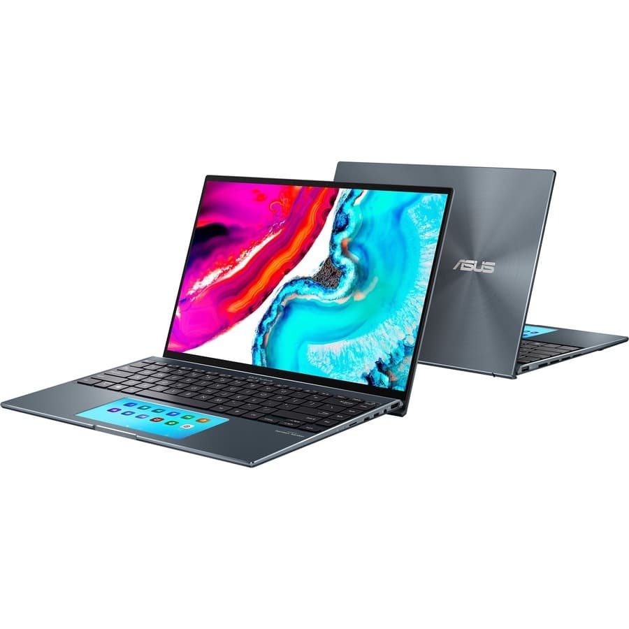 ASUS ZenBook 14-inch laptop with Intel Core i7-1165G7 processor in a compact premium chassis