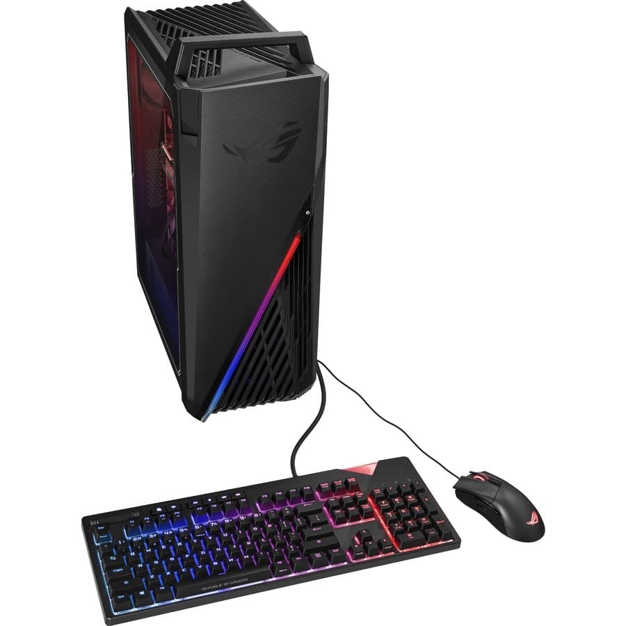 ASUS G SERIES desktop tower with Intel Core i7, NVIDIA GeForce RTX 3060, and Windows 11 Pro