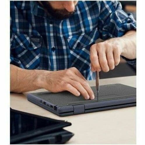 ASUS BR1402FGA 14-inch 2-in-1 laptop with touchscreen in grey