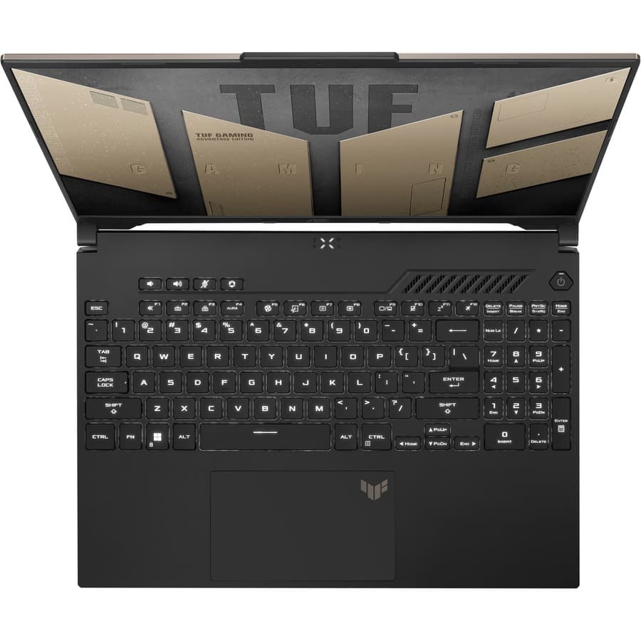 ASUS TUF Gaming 16 laptop with Ryzen 9 7940HS, Radeon RX 7700S, 16 GB RAM, and 1 TB SSD