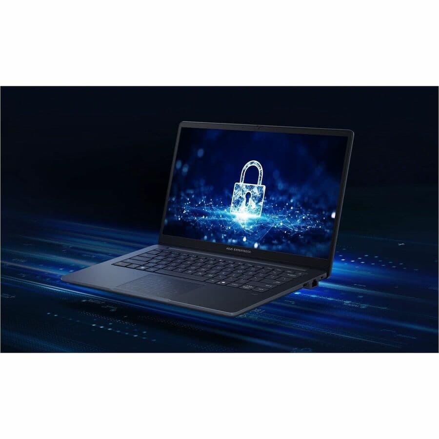 ASUS ExpertBook 14 business laptop with Core i7-1355U, 16 GB RAM, 512 GB SSD, and Full HD display
