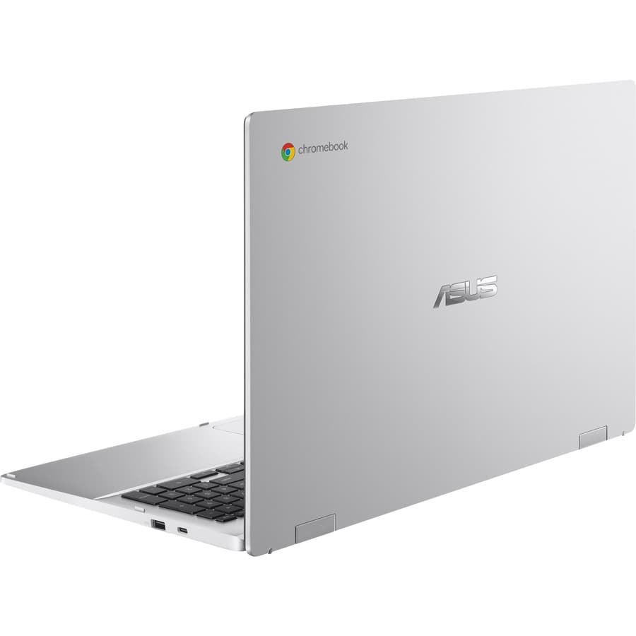 ASUS Chromebook CX1500CKA-SS48F grey laptop with 15.6-inch Full HD non-touch display