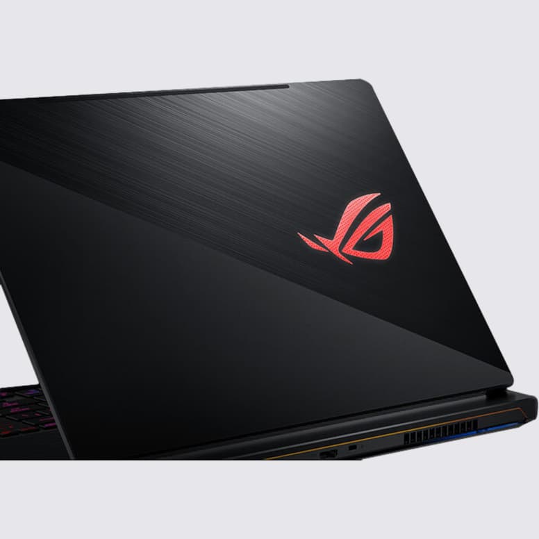 ASUS ROG Zephyrus GX531GX-XS74 metallic black gaming laptop with 15.6-inch Full HD 144 Hz display