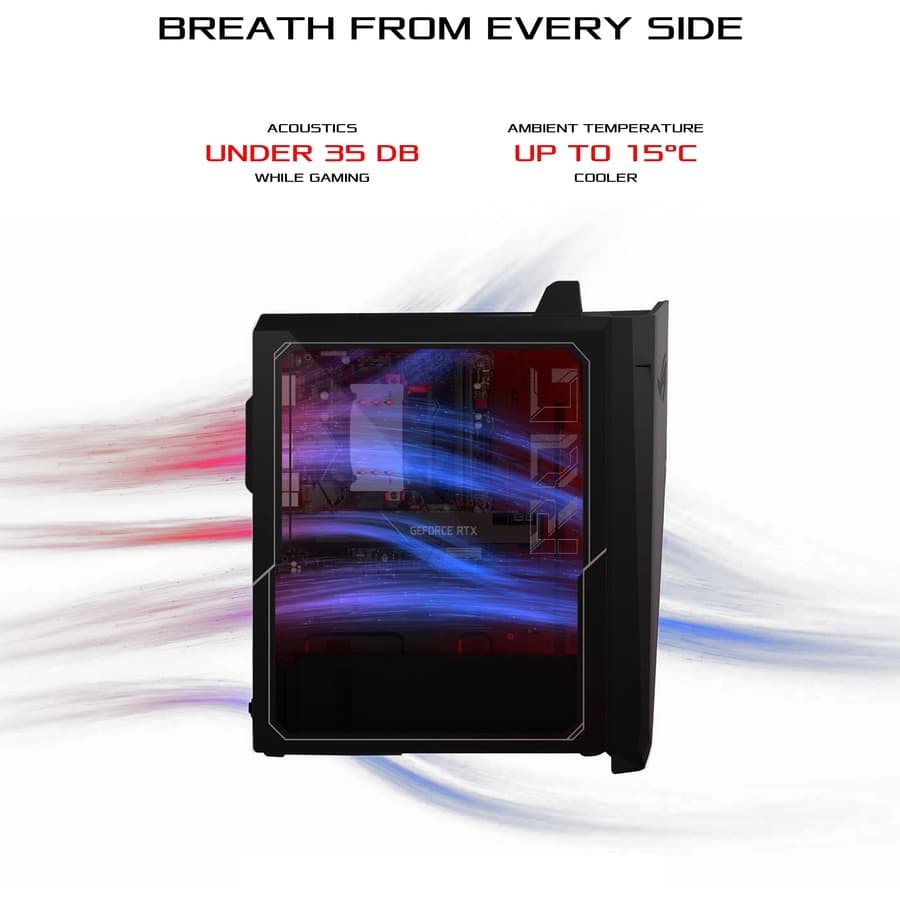 ASUS GA15DH-DS757 tower desktop with Intel Core i7-9700K processor