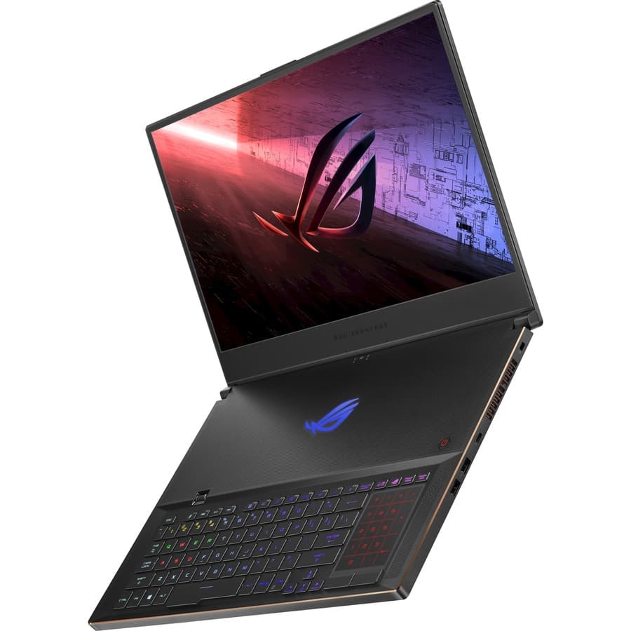ASUS ROG Zephyrus S GX701LXS-XS78 metallic black gaming laptop with 17.3-inch FHD 300 Hz display