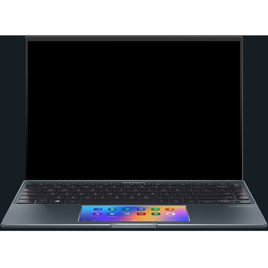 ASUS ZenBook 14-inch laptop with Intel Core i7-1165G7 processor in a compact premium chassis