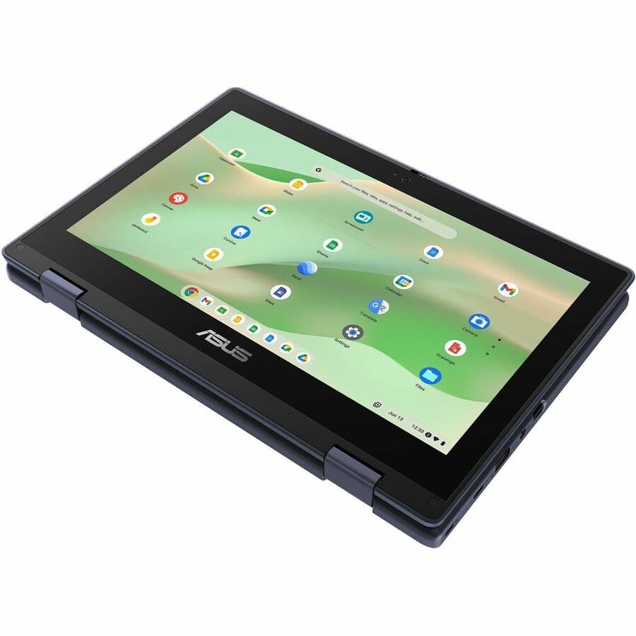 ASUS Chromebook CR1104FGA-YZ84T in grey with 11.6-inch HD touchscreen