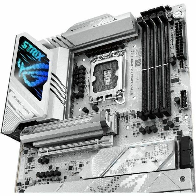 ASUS ROG STRIX Z890-A GAMING WIFI ATX motherboard with LGA 1851, WiFi 7, and 5 M.2 slots