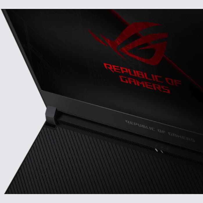 ASUS ROG Zephyrus GX531GX-XS74 metallic black gaming laptop with 15.6-inch Full HD 144 Hz display