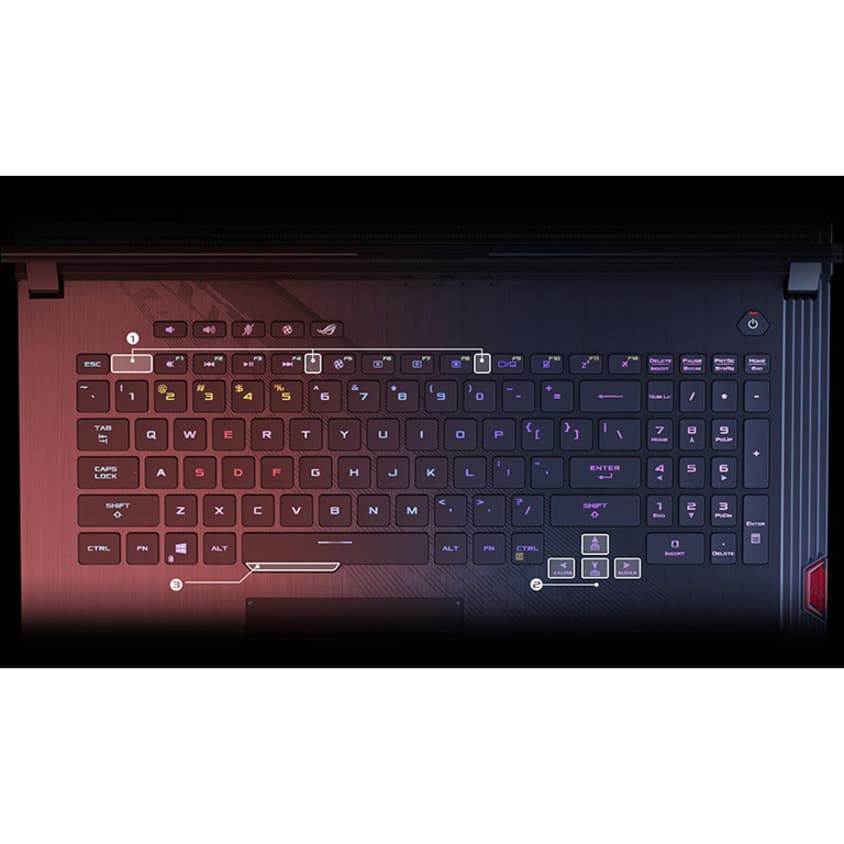 ASUS G731GW-XB74 laptop with Intel Core i7-9750H 2.6 GHz processor