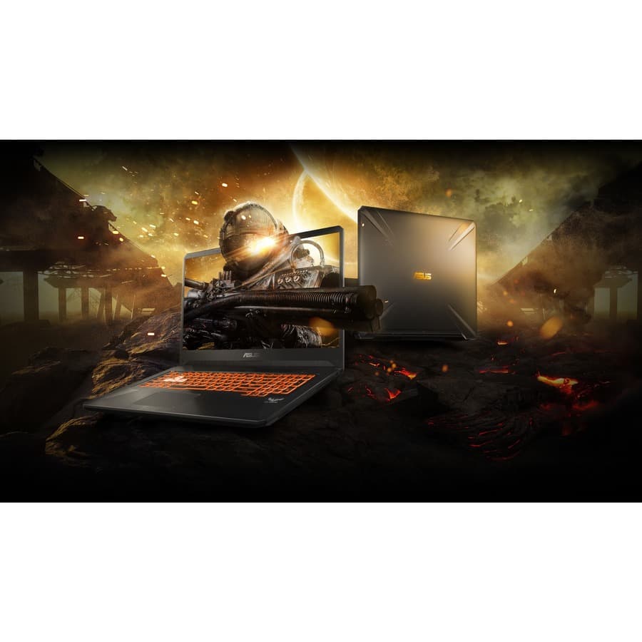 ASUS TUF FX705DT-ES53 17.3-inch laptop with Ryzen 5 processor and backlit keyboard
