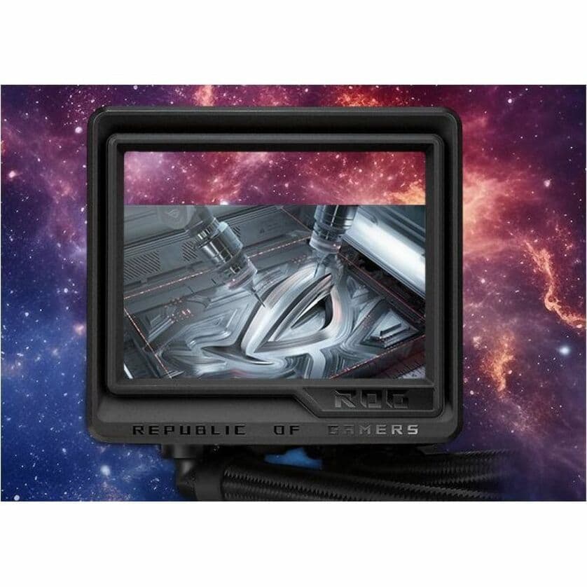 ASUS ROG RYUJIN III 360 ARGB EXTREME 360 mm AIO cooler with 3.5-inch LCD and ARGB lighting