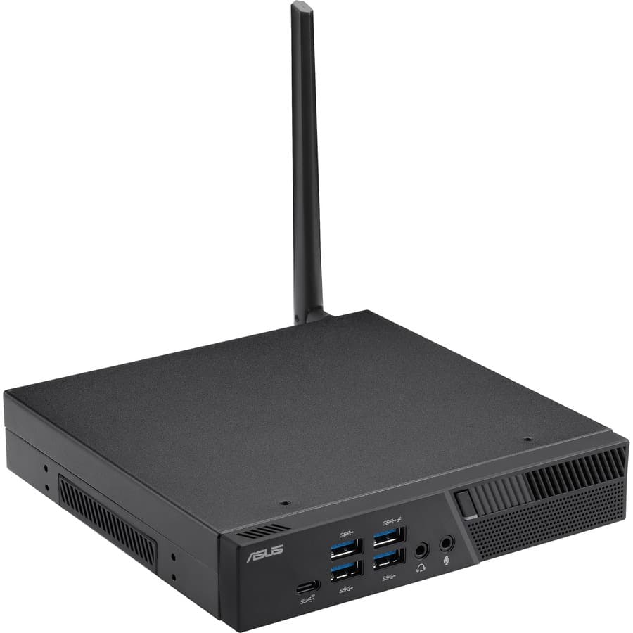 ASUS PB50-BR047ZC mini PC with AMD Ryzen 5, 8 GB RAM, and 256 GB SSD