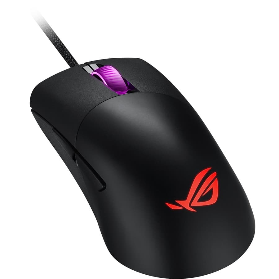 ASUS ROG KERIS MOUSE  RIGHT HANDED  OPTICAL  WIRED  USB  BLACK view 3