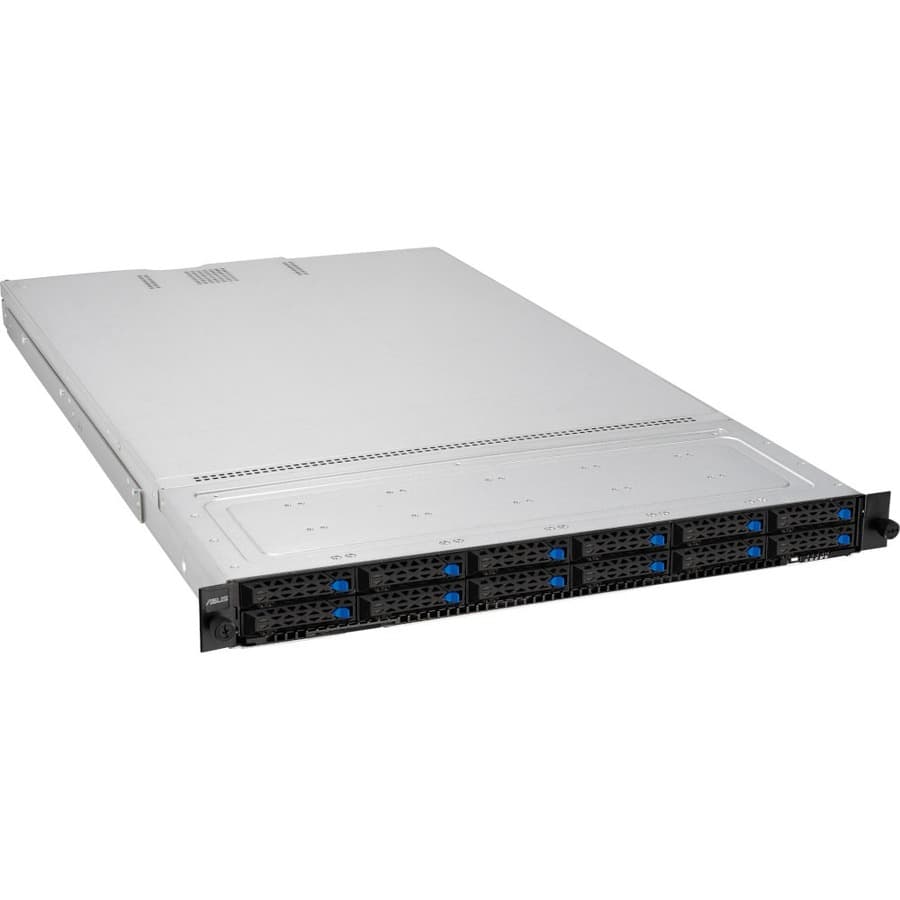 ASUS 1U server barebone chassis for rack-mounted enterprise deployment