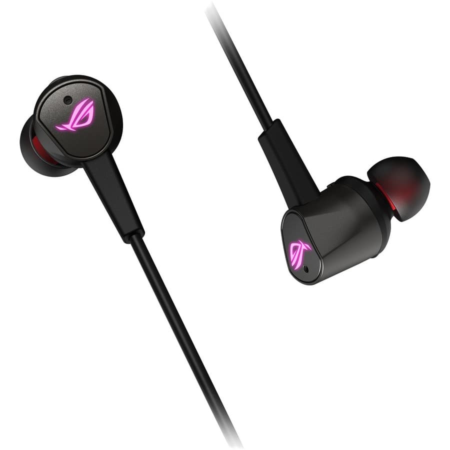 ASUS ROG Cetra II in-ear wired USB-C headset with ANC and Aura Sync RGB lighting