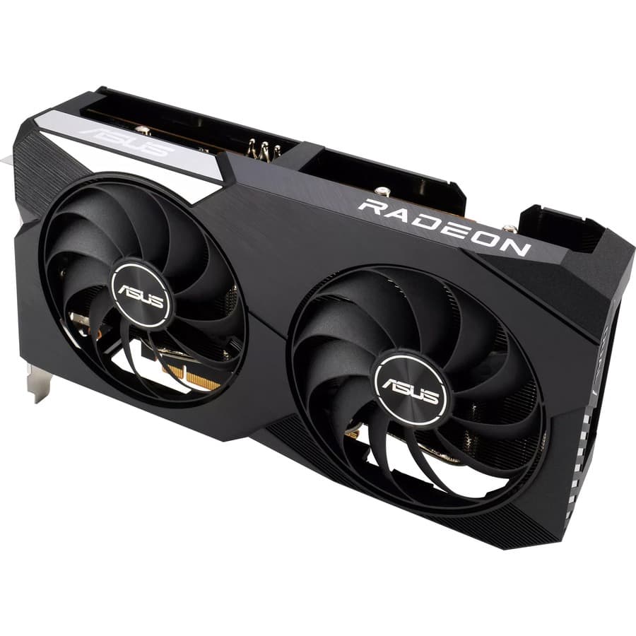ASUS - AMD ASUS DUAL AMD RADEON RX 6600 8GB GDDR6 AMD RDNA 2 PCIE 4.0 view 3