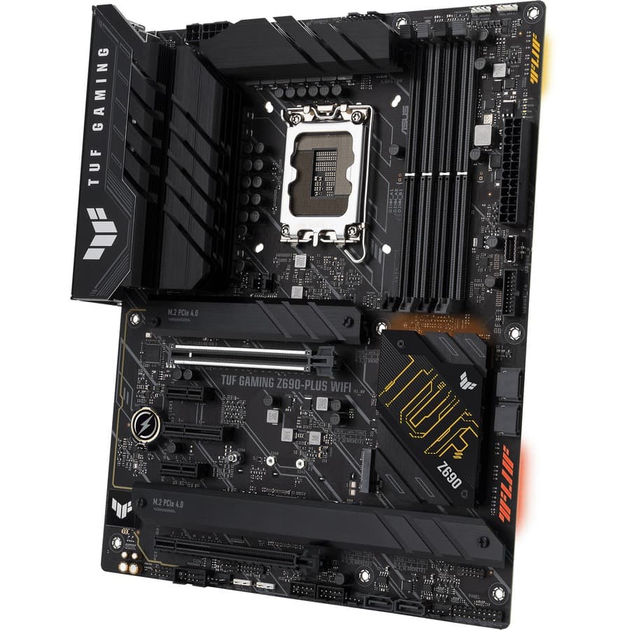 ASUS TUF GAMING Z690-PLUS WIFI ATX motherboard for Intel builds with DDR5 and WiFi 6