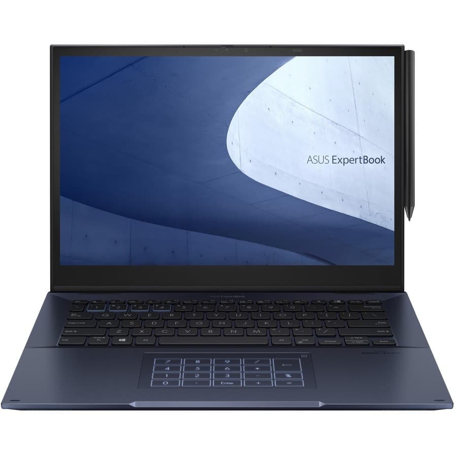 ASUS ExpertBook B7 Flip 14-inch 2-in-1 business laptop with Intel Core i7, 32 GB RAM, and 1 TB SSD