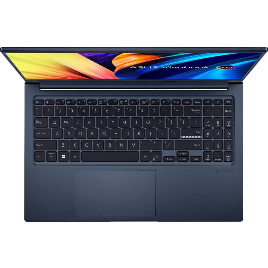 ASUS laptop with AMD Ryzen 5 5600H processor, 8 GB RAM, and 512 GB SSD storage
