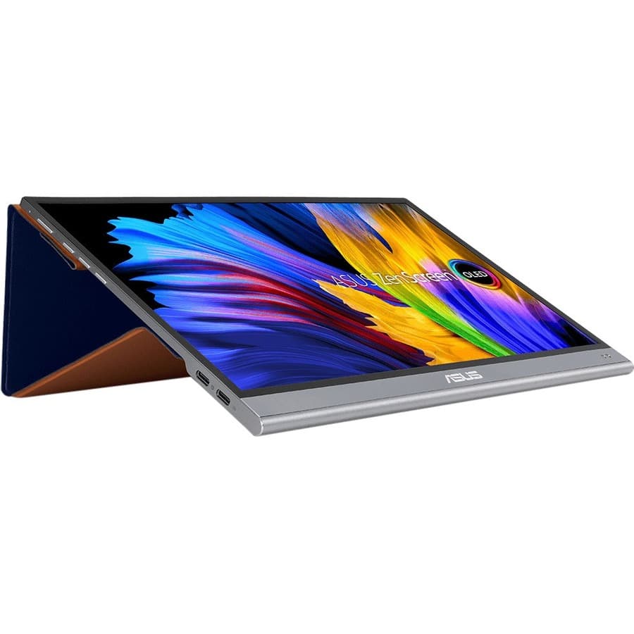 ASUS MQ16AH 15.6-inch portable OLED monitor with high-contrast color-accurate display
