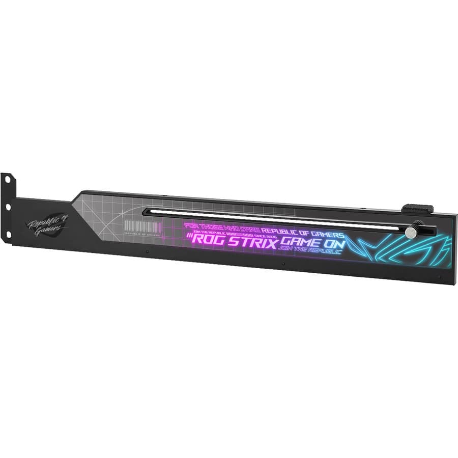ASUS - COMPONENTS ROG STRIX GRAPHICS HOLDER EASILY ADJUSTABLE AURA RGB LIGHT view 10