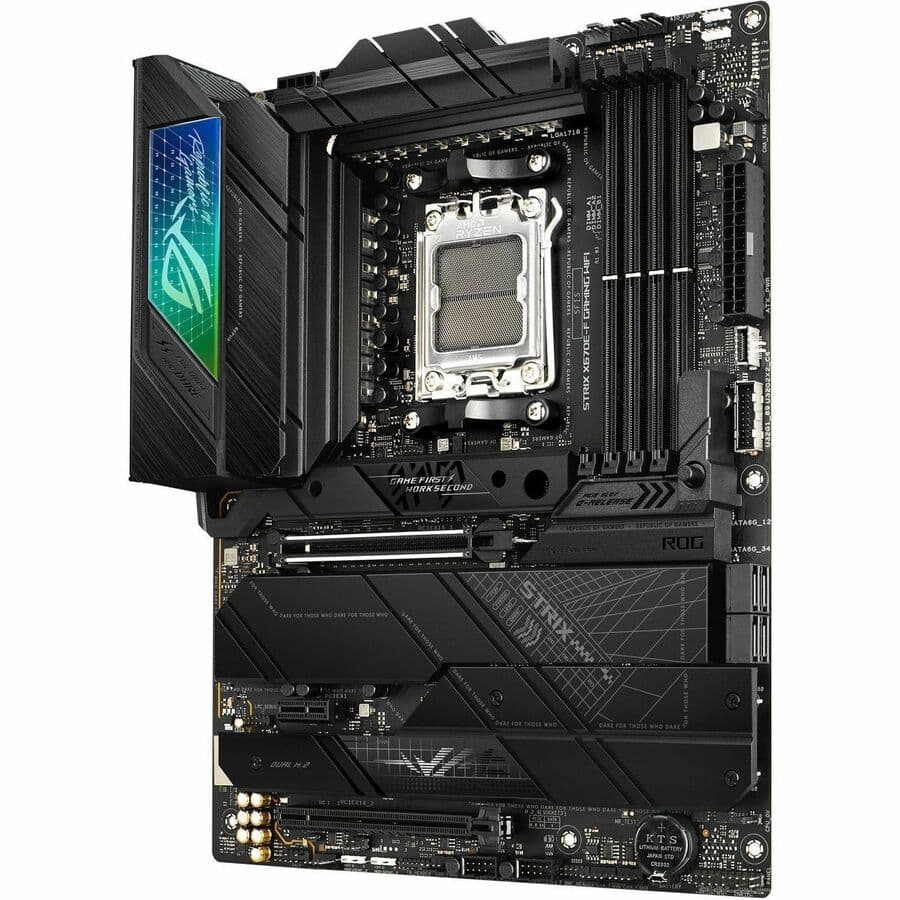 ASUS ROG Strix X670E-F Gaming WiFi ATX motherboard for AMD AM5 and DDR5