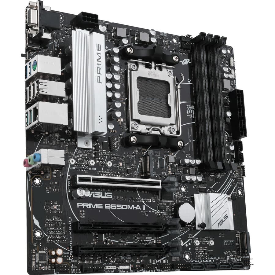 ASUS PRIME B650M-A II-CSM Micro ATX AM5 motherboard for compact business PCs
