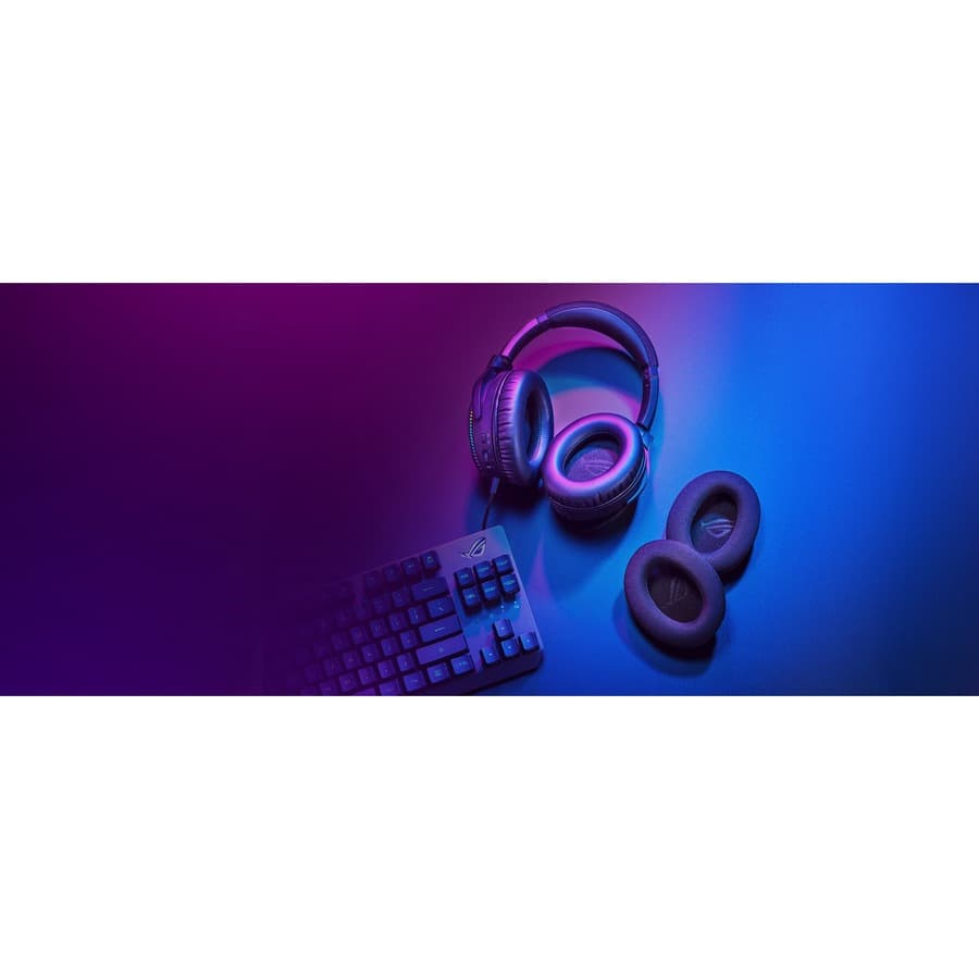 ASUS - COMPONENTS ROG FUSION II 300 GAMING HDST AI BEAMFORMING MIC NOISE CANCELI view 12