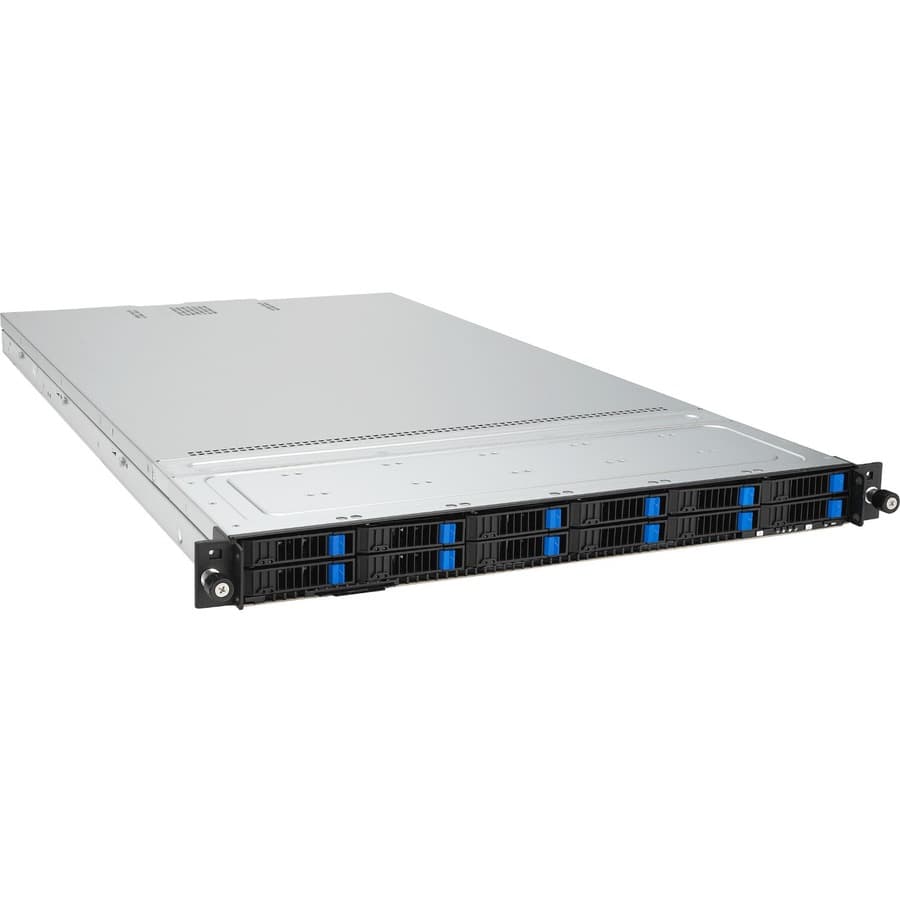 ASUS RS700-E11-RS12U-16W10G 2U rack-mount server chassis with 24-bay layout