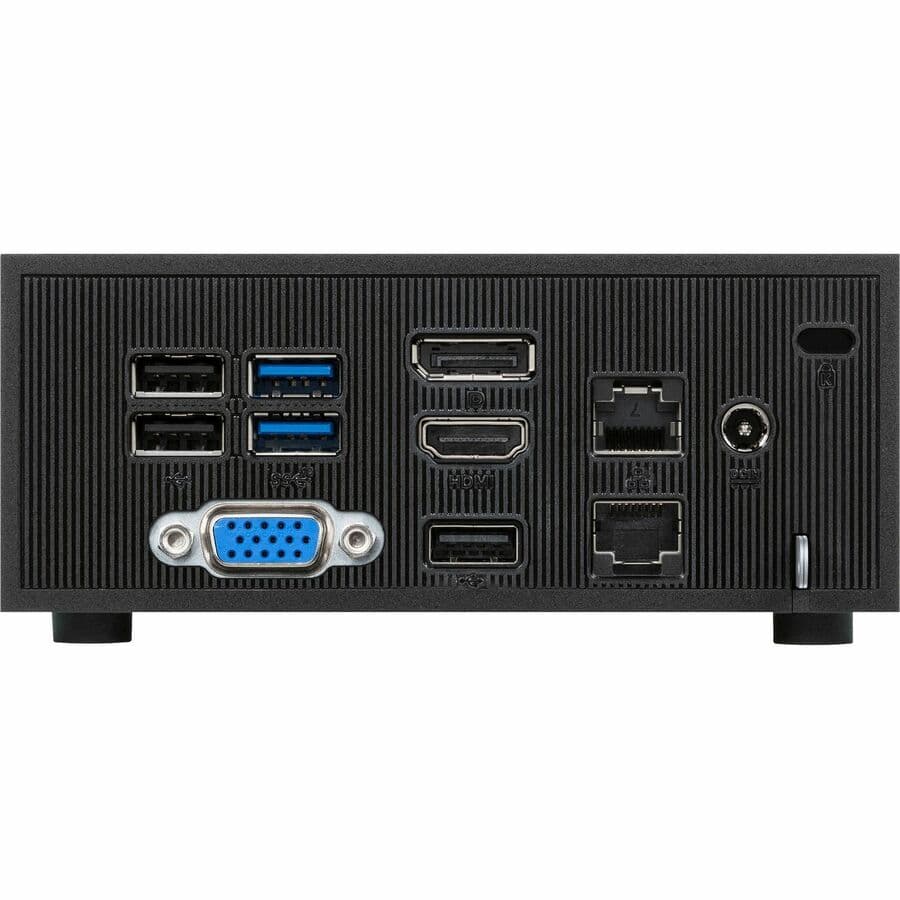 ASUS ExpertCenter PN42 fanless mini PC with Intel N100, dual LAN, and triple 4K support