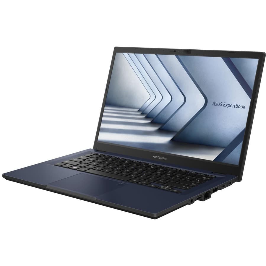 ASUS ExpertBook B1 compact business notebook with 14-inch display, Intel Core i7-1255U, 16 GB RAM, and 512 GB SSD
