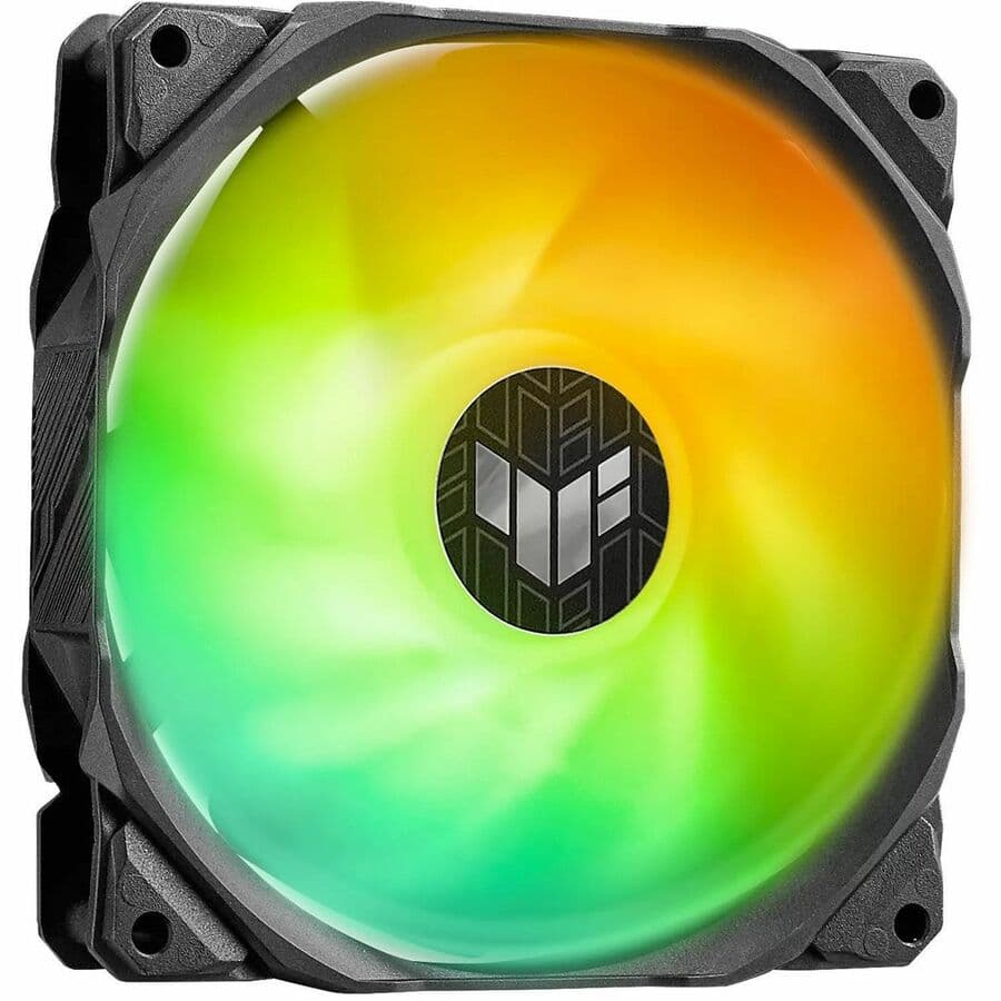 ASUS TUF Gaming LC II 240 ARGB AIO CPU cooler with dual 120 mm fans