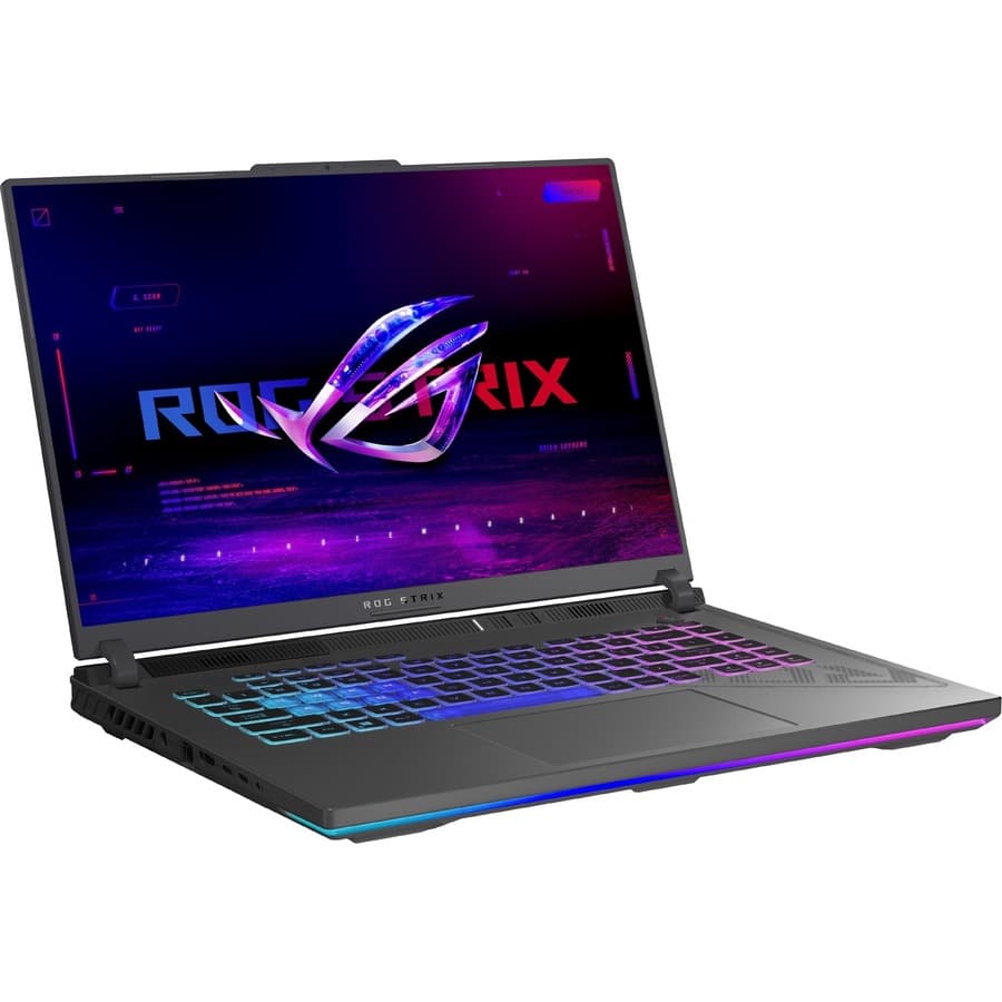 ASUS ROG Strix 16-inch laptop with Core i9-14900HX, 32 GB RAM, RTX 4070, and 1 TB storage