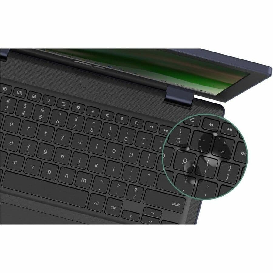 ASUS Chromebook CZ1204CM2A-YZ42T in grey with 12.2-inch WUXGA touchscreen