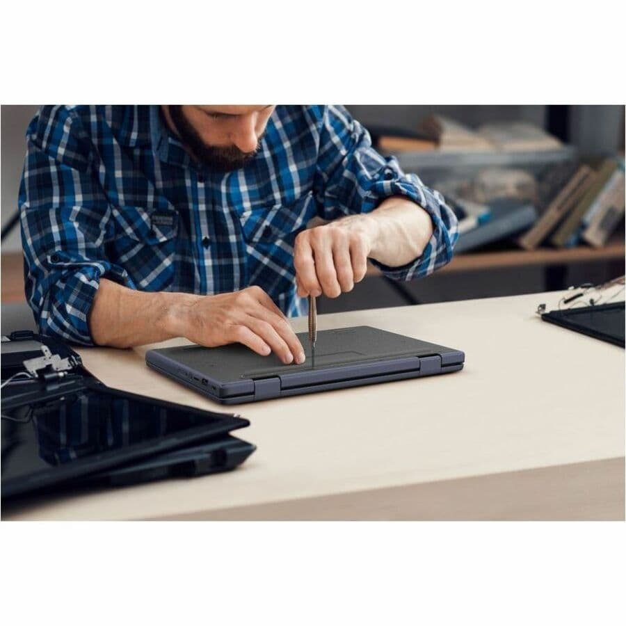 Grey ASUS Chromebook 2-in-1 with 11.6-inch HD touchscreen and ChromeOS