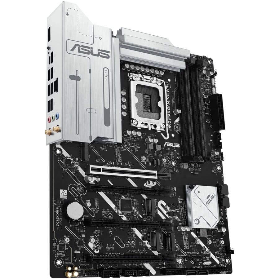 ASUS Z890 MAX GAMING WIFI7 ATX motherboard with Intel Z890 and Wi-Fi 7