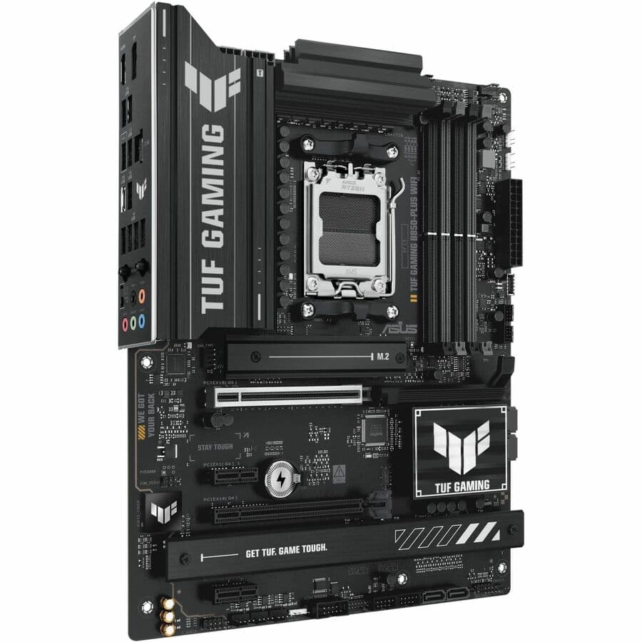 ASUS TUF GAMING B850-PLUS WIFI ATX motherboard for AMD AM5 and DDR5 builds